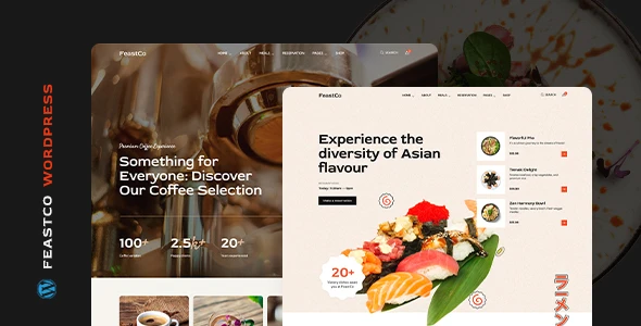 FeastCo – Restaurant and Events WordPress Theme
